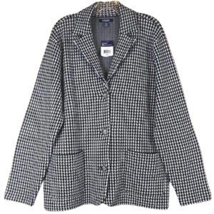 Chaps Houndstooth Brand New Blazer Jacket size XXL Tags Attached
